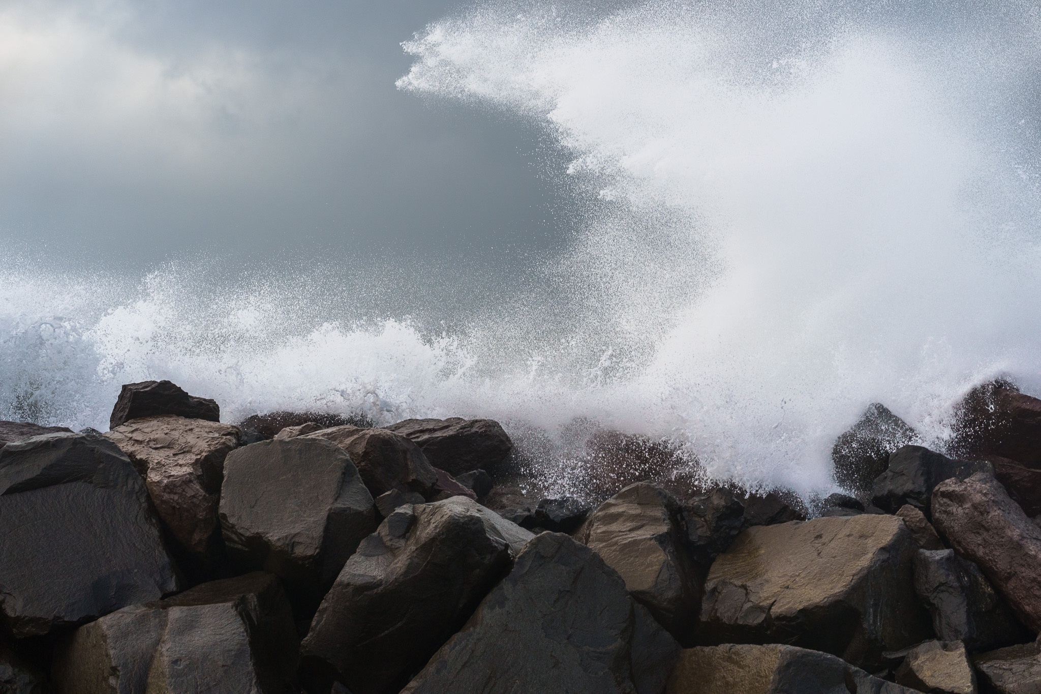 Rocky Coastline Morning Scene
