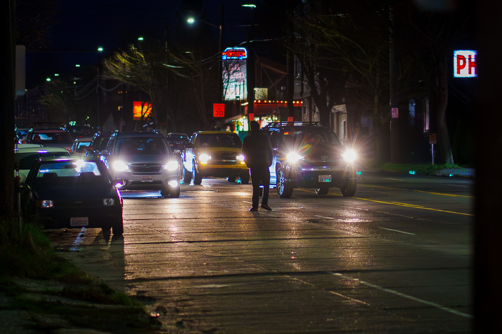 Midnight City Street Scene