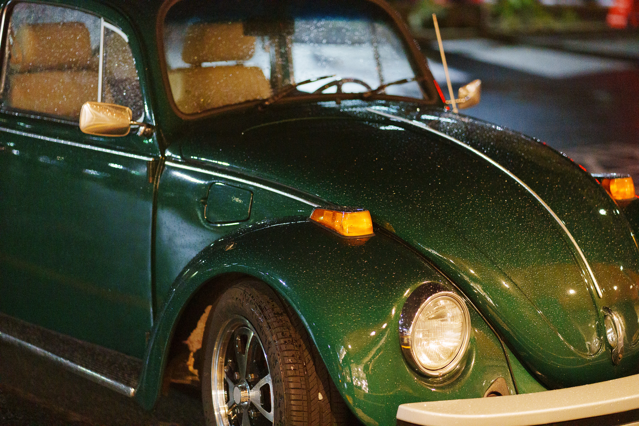 Vintage VW Beetle Reflection