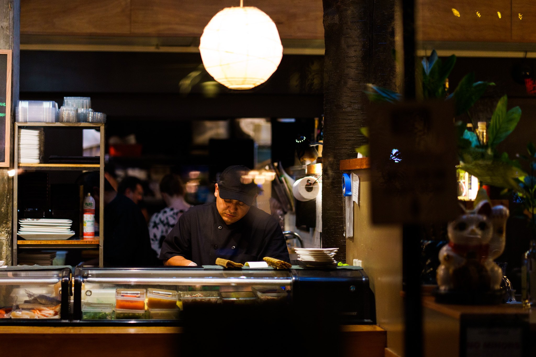 Sushi Chef in Action