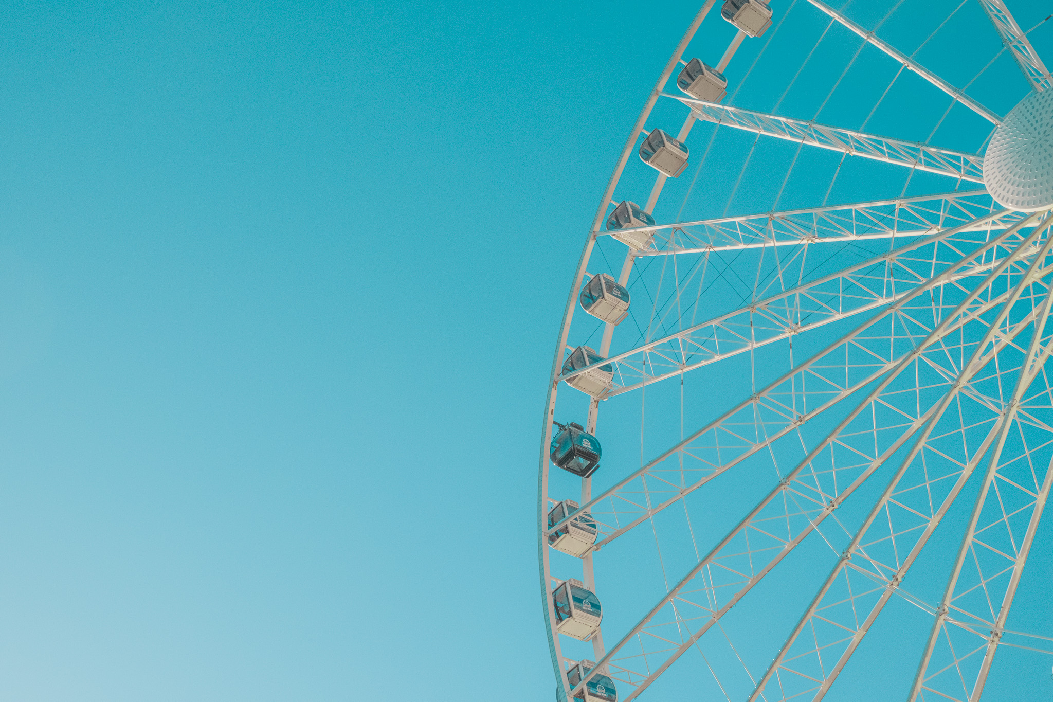 Ferris Wheel Silhouette at Sunset