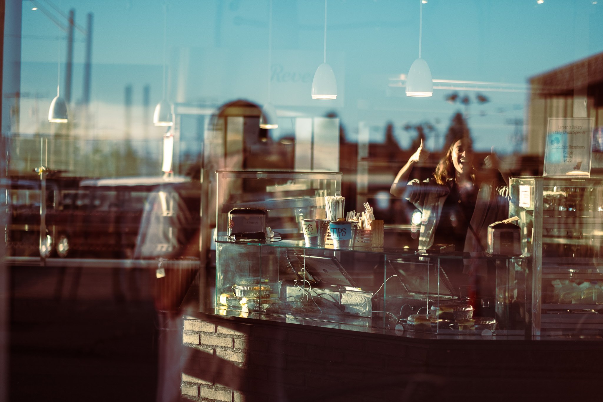 Coffee Shop Scene Unfolds