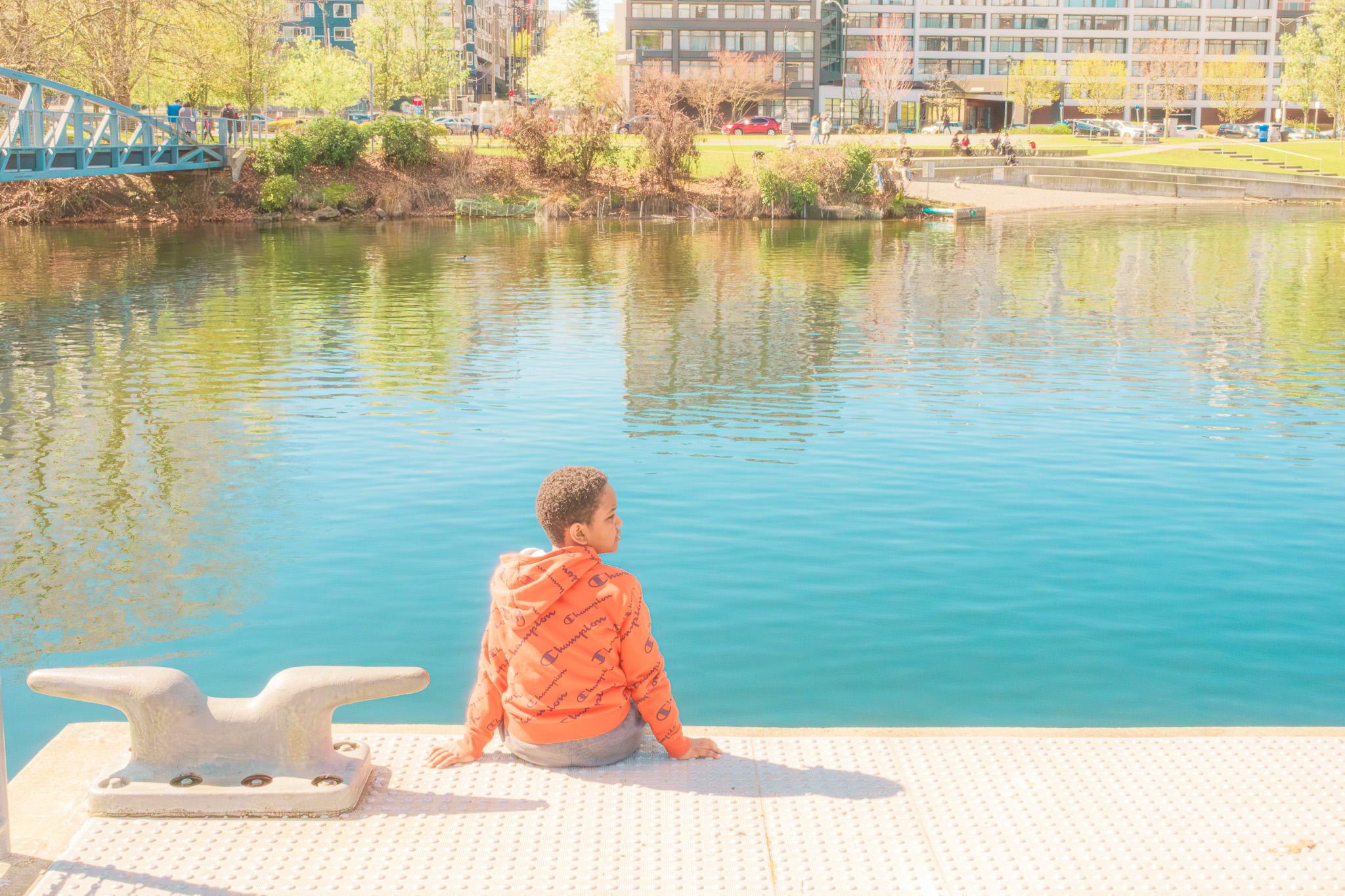 Champion's Peaceful Reflection
