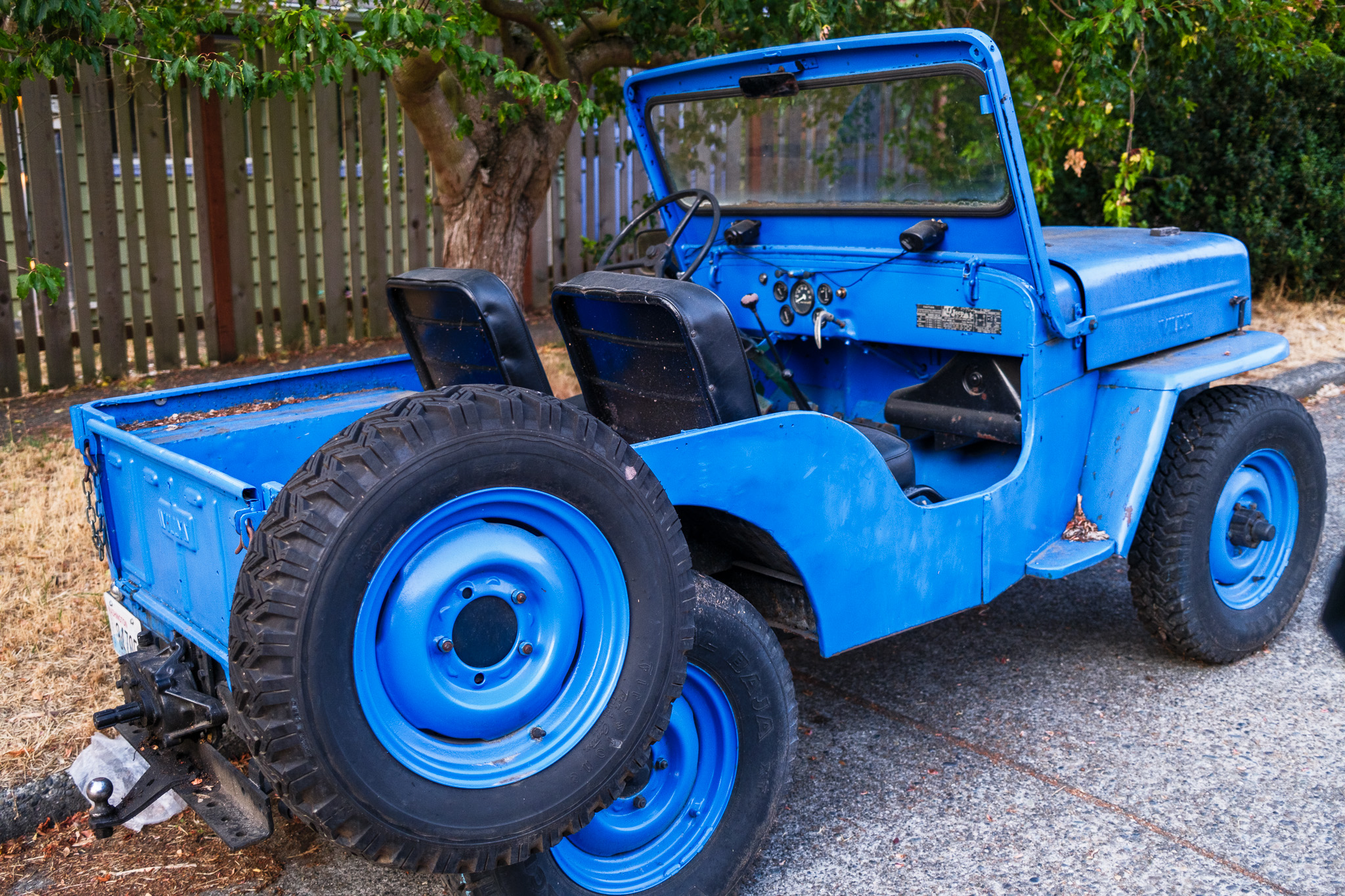 Abandoned Jeep in the Woods