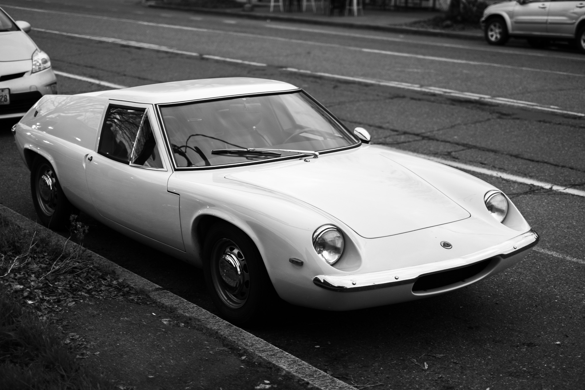 Vintage Lotus Europa Reflection