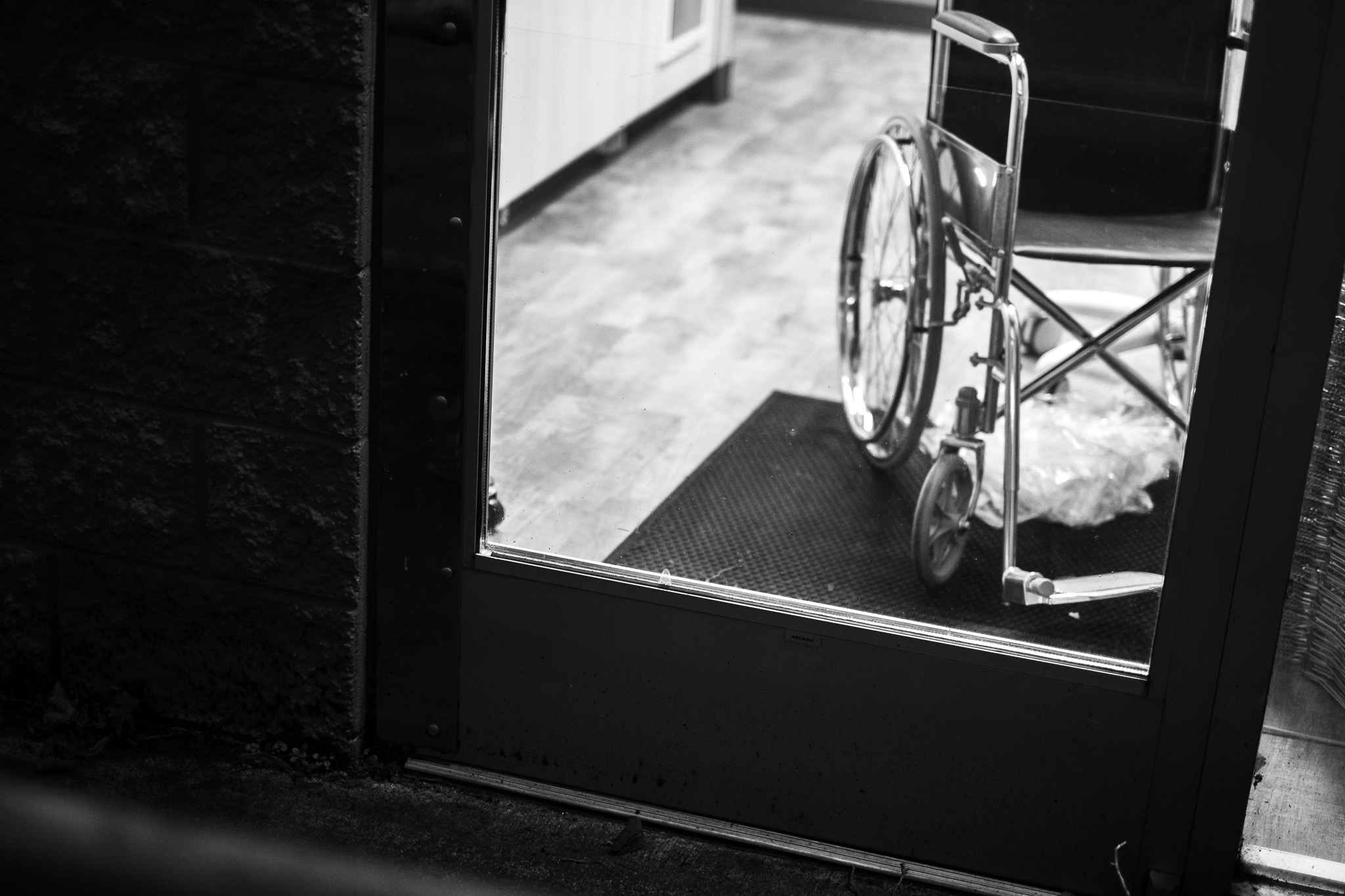Simple Office Door Closeup