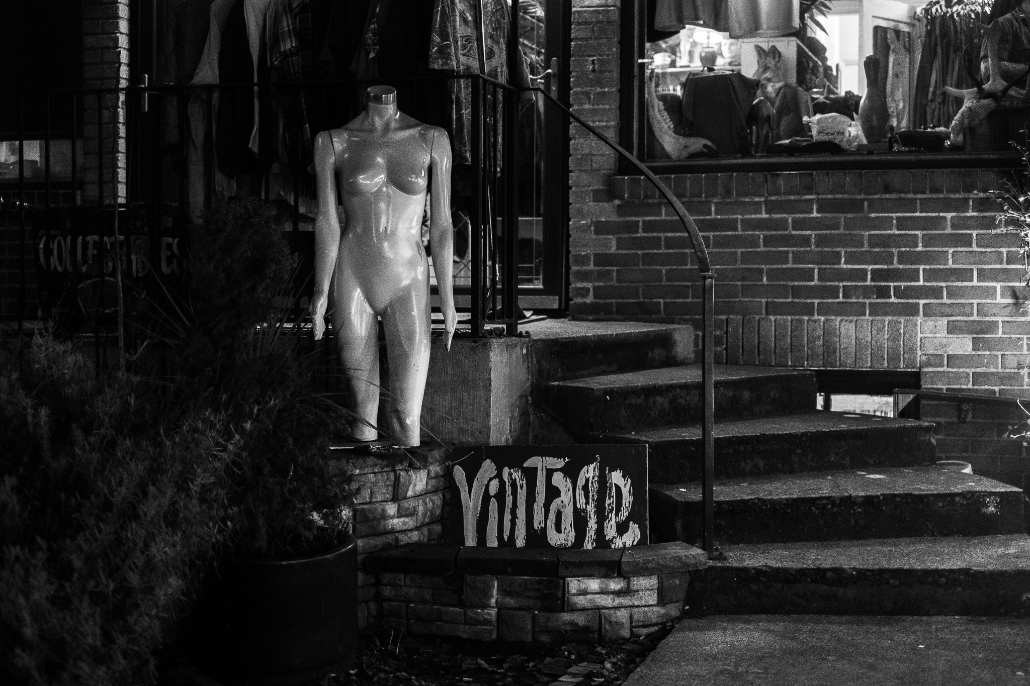 Vintage Store Entrance Awaits
