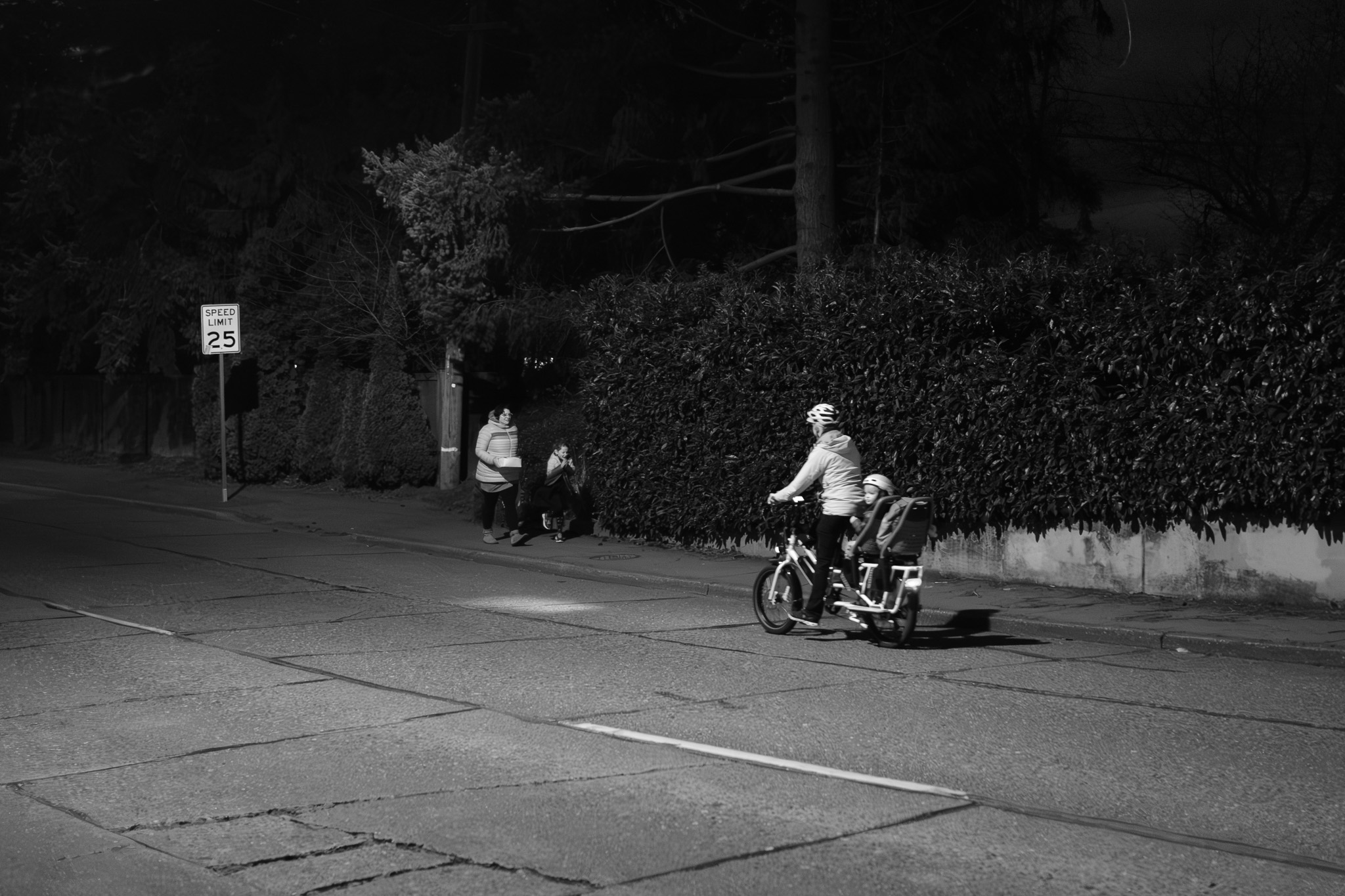 Rider and Companion on Bike