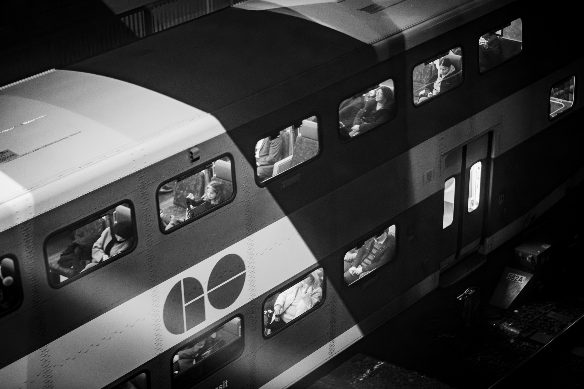 Train with Open Windows