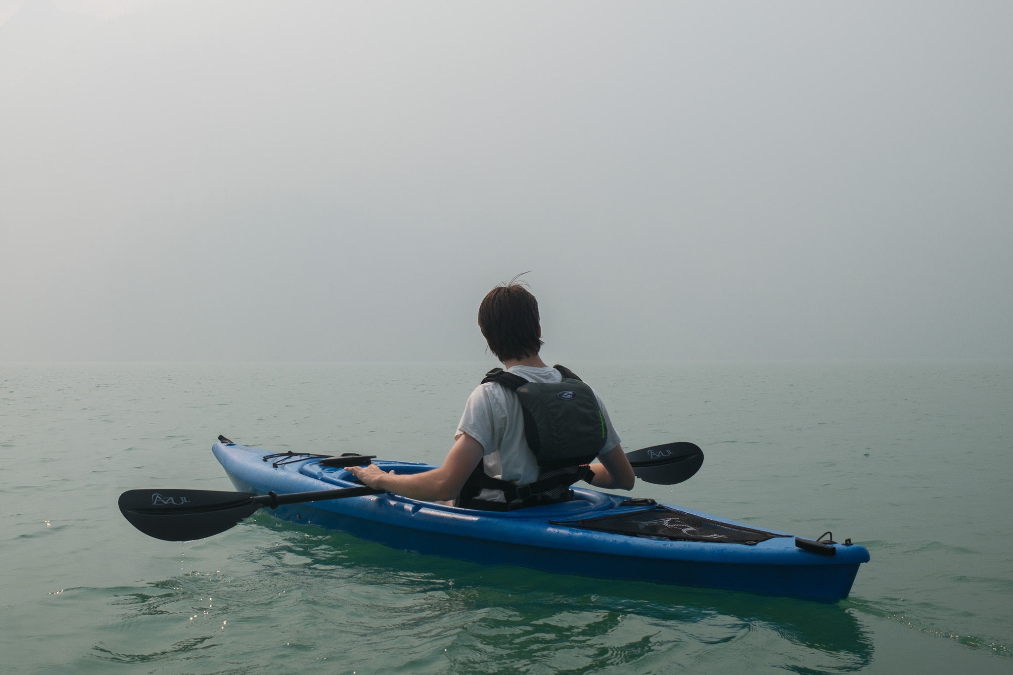 Misty Kayak Serenity