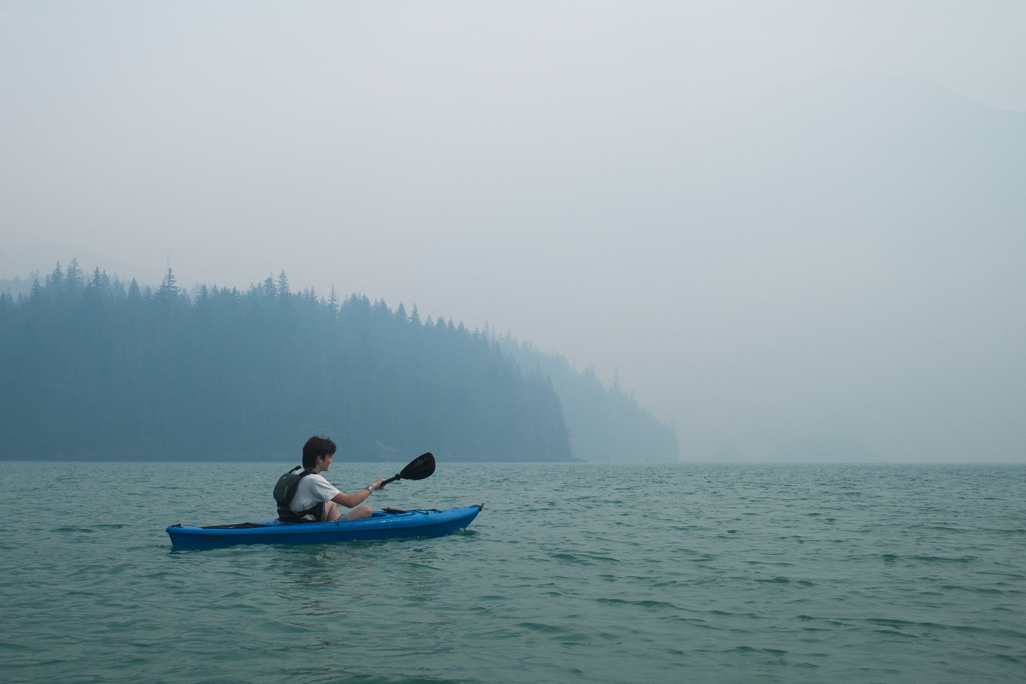 Misty Lake Serenity