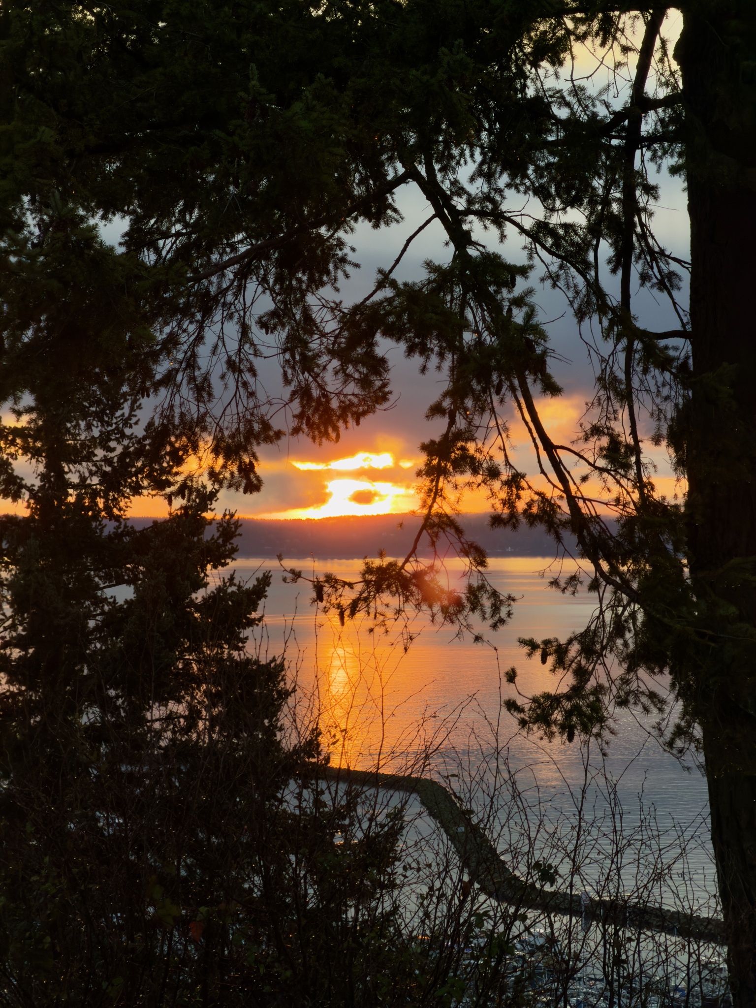 Tranquil Sunset Reflection