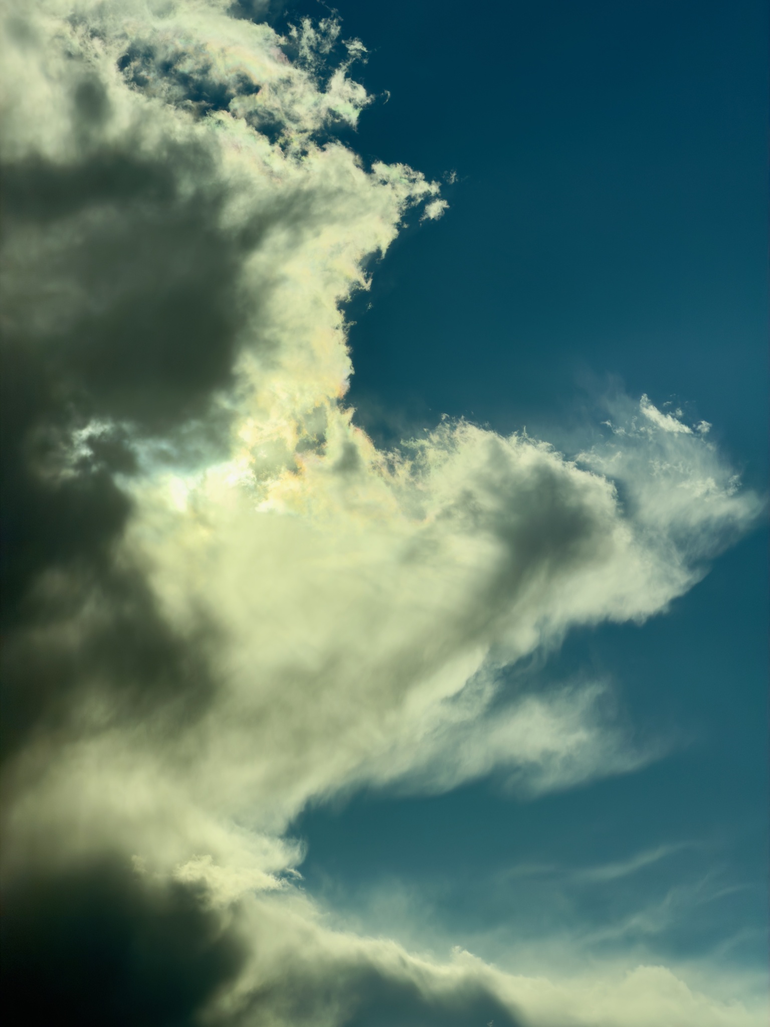 Swirling Clouds in Light
