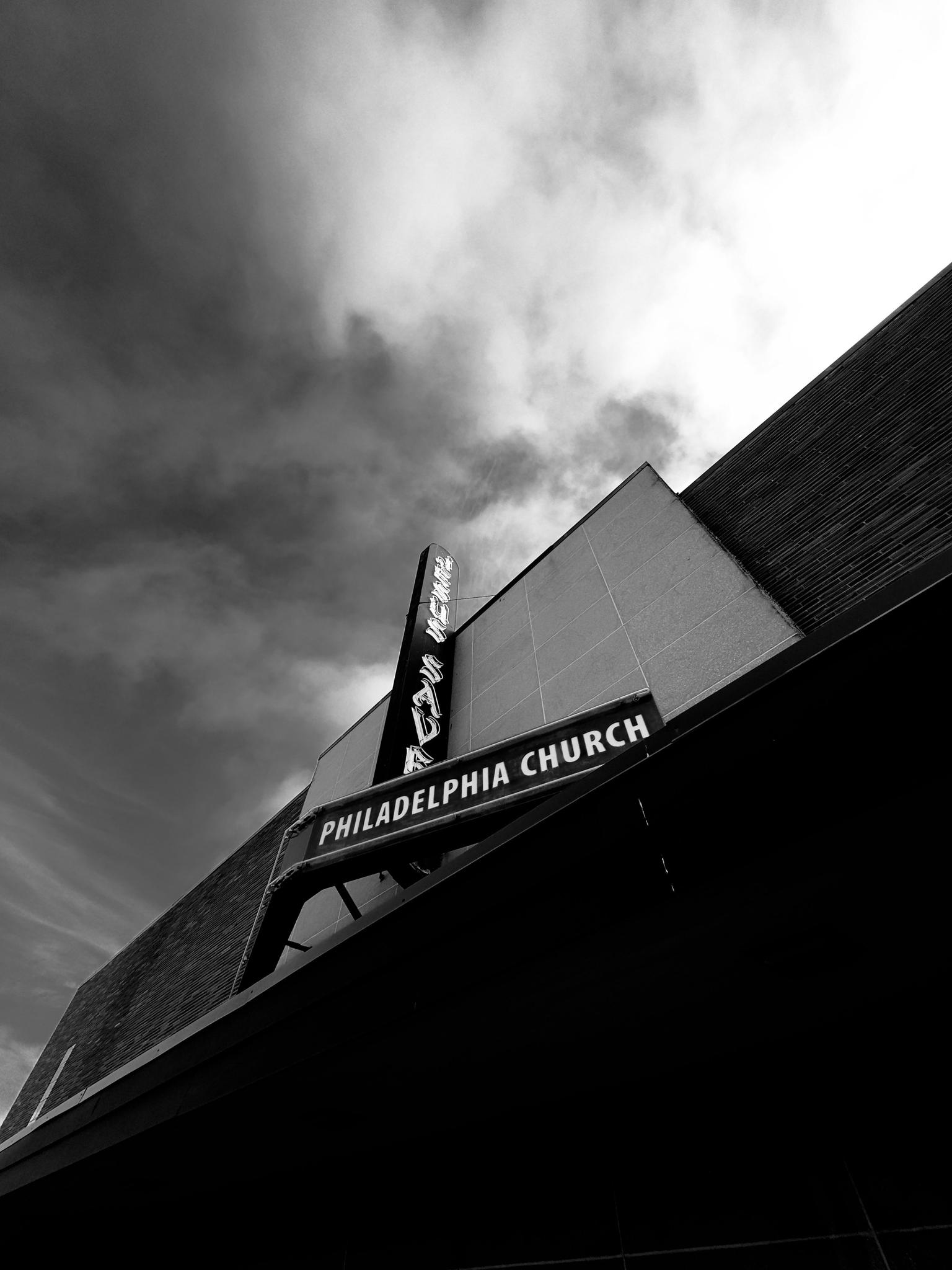 Philadelphia Mormon Church Sign