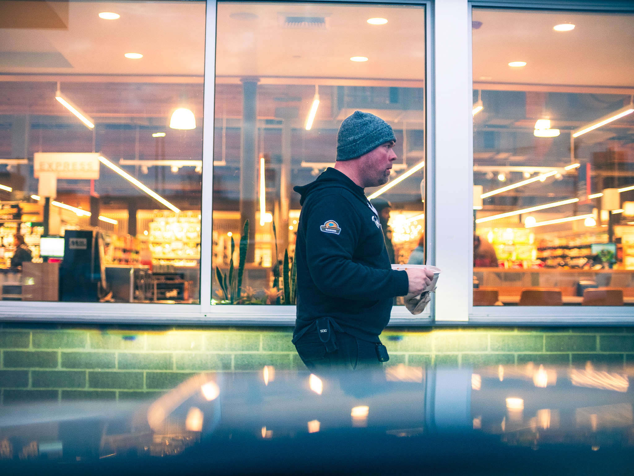 Morning Coffee in Reflection