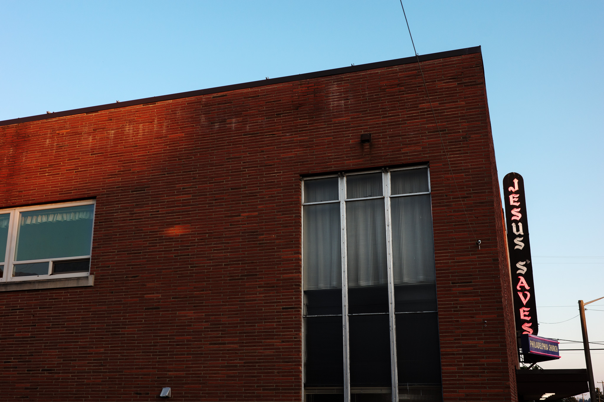 Gray Brick Building Profile