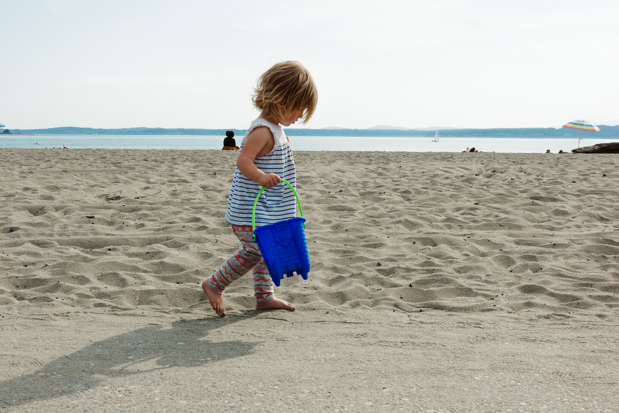 Child's Perfect Beach Moment