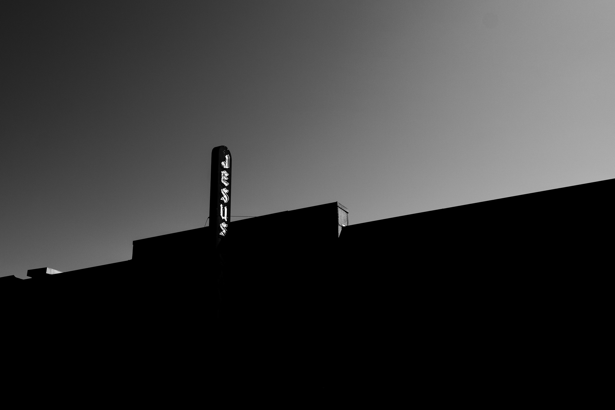 Silhouette of a Museum