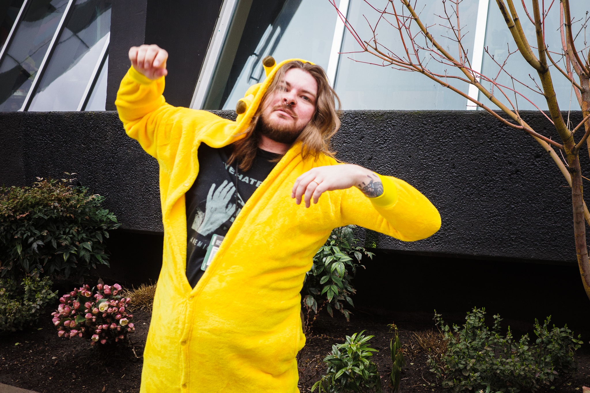 Whimsical Yellow Onesie Fun