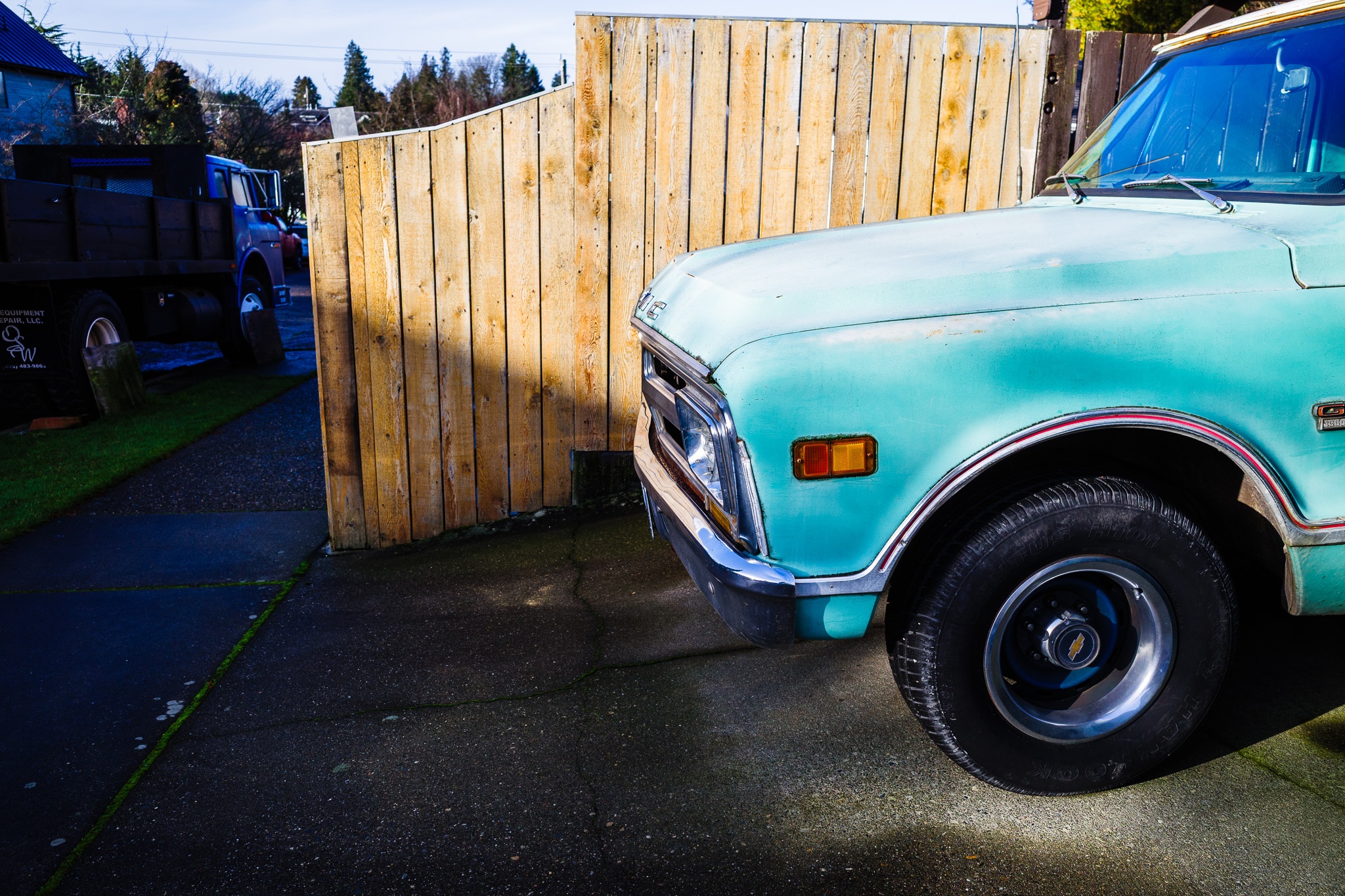 Nostalgic Turquoise Truck
