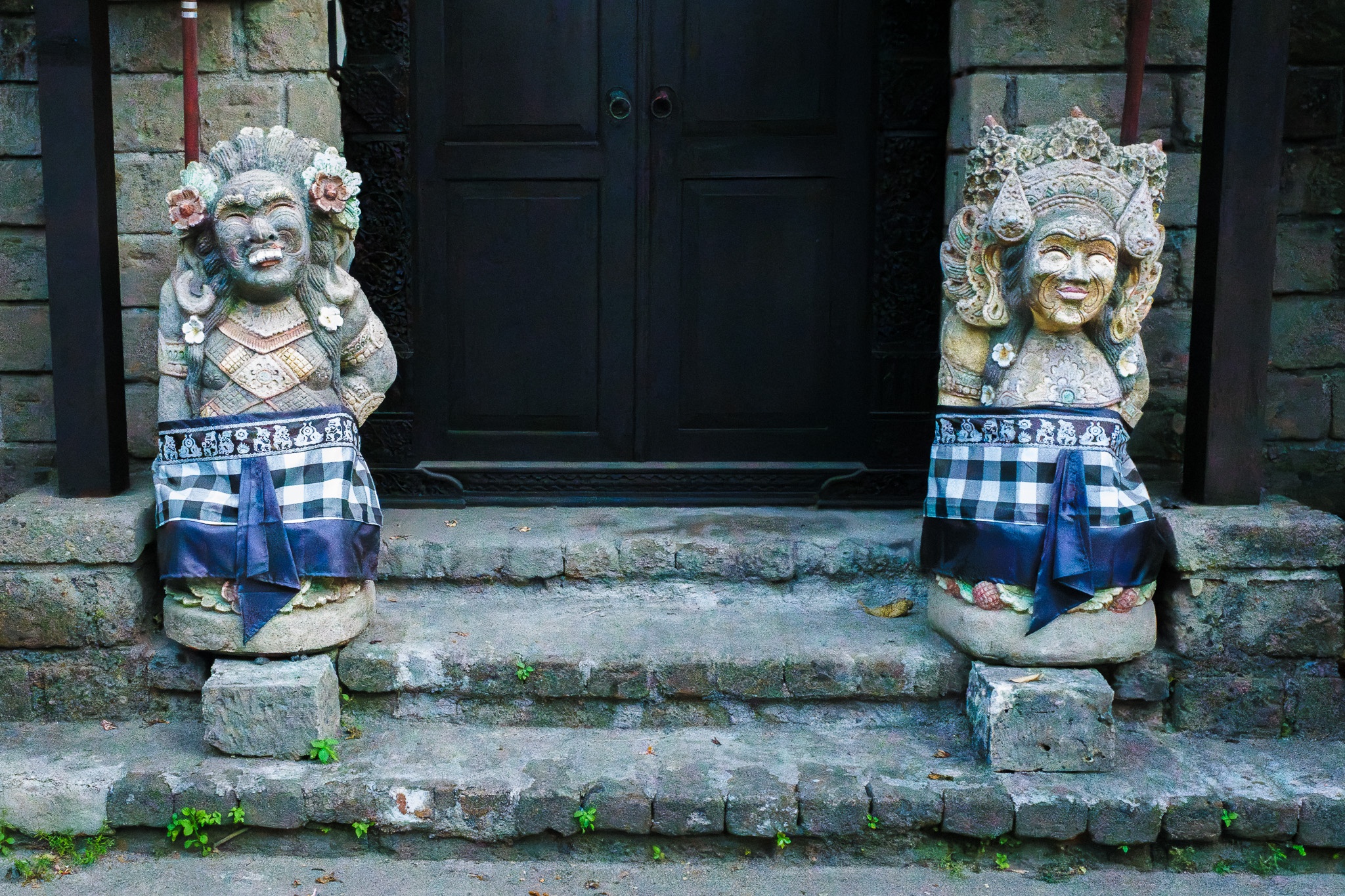 Balinese Guardians at the Door
