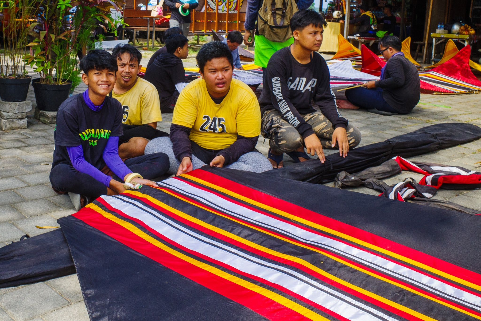 Kite Crafting with Friends