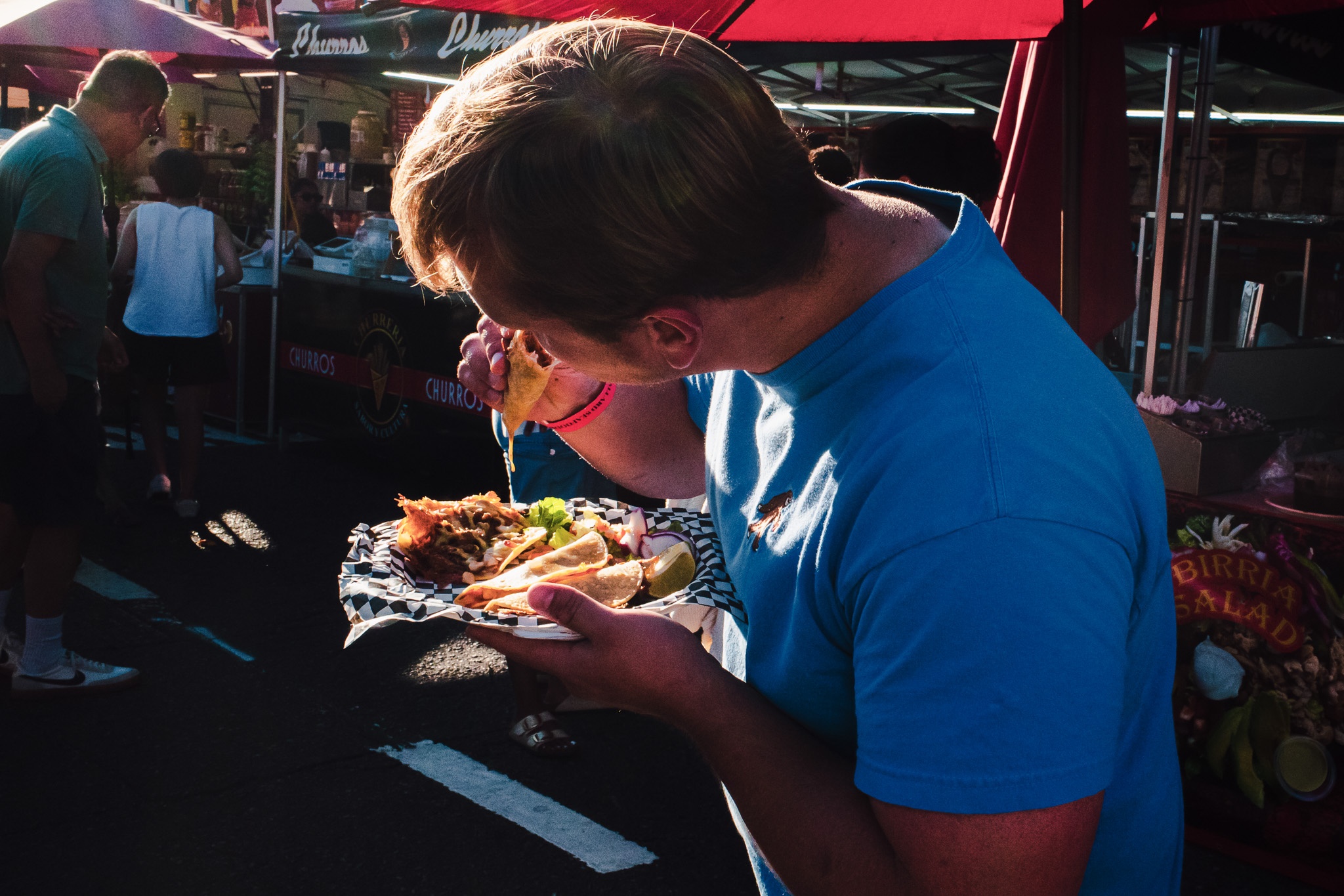 Taco Delight at the Market