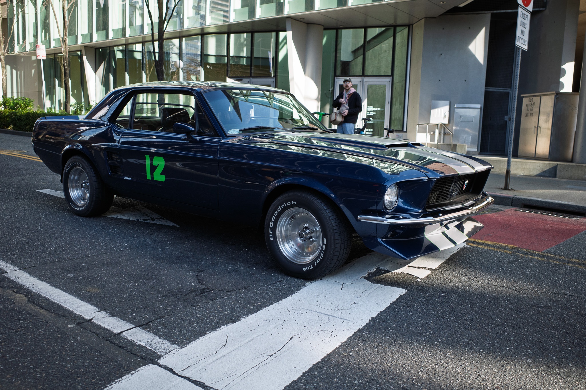 Classic Mustang in the City