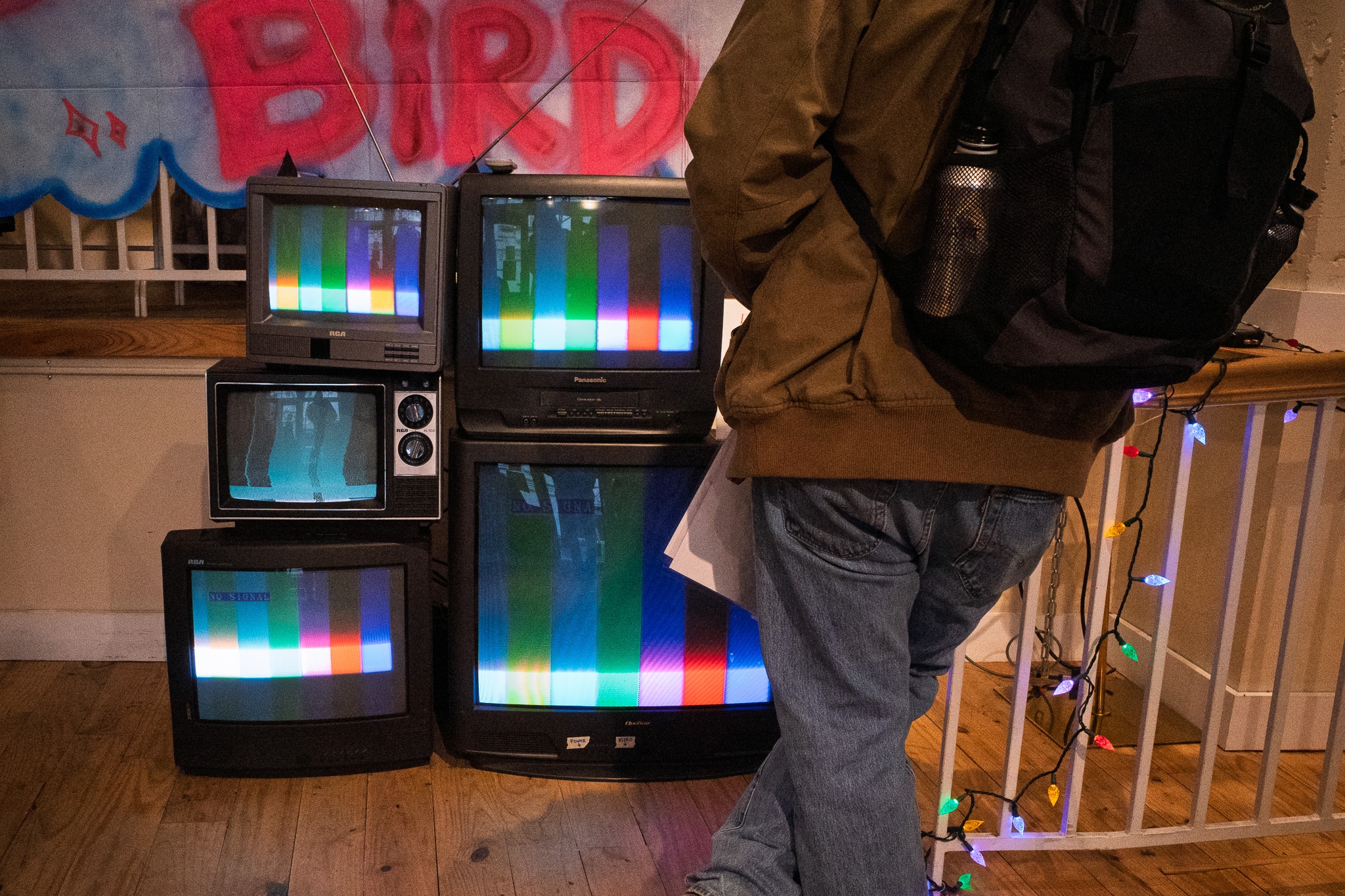 Retro TV Art Installation