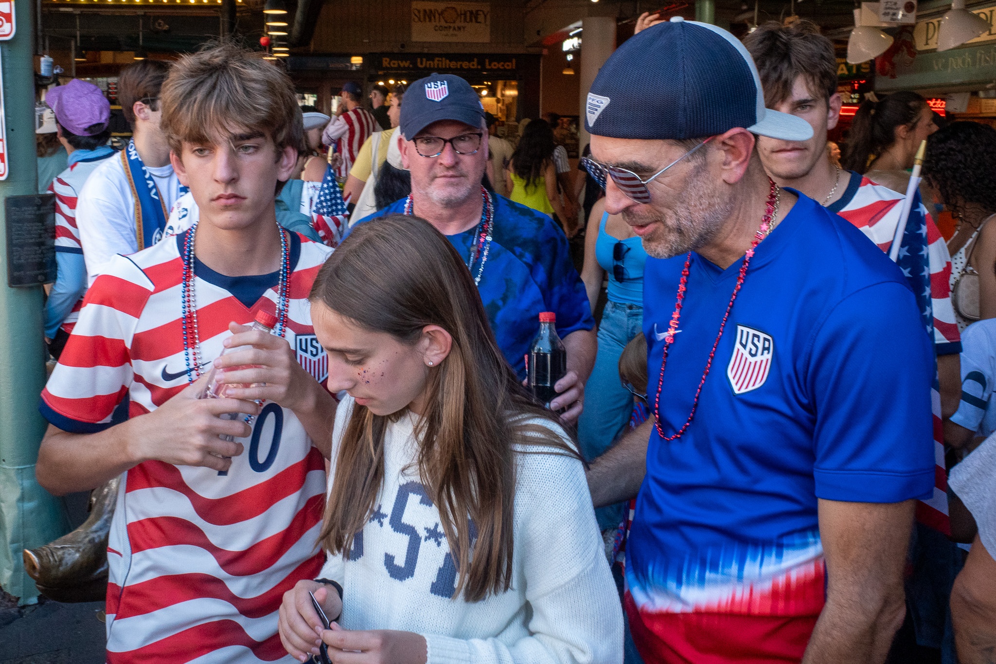 Patriotic Game Day Excitement