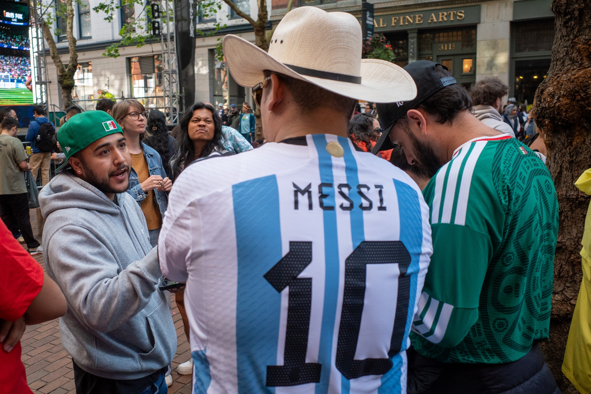 Soccer Talk and Celebration