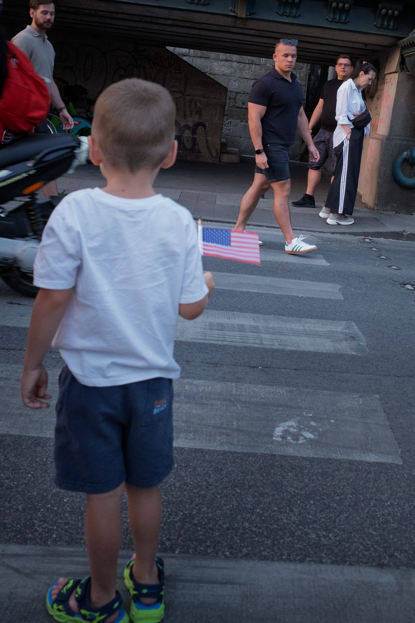 Young Patriot in the City