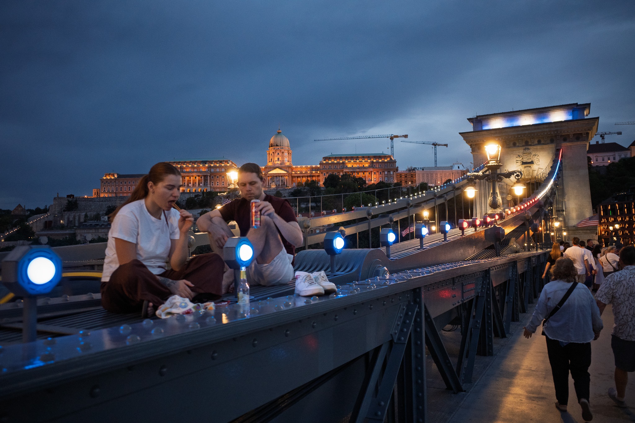 Bridge Conversations at Dusk