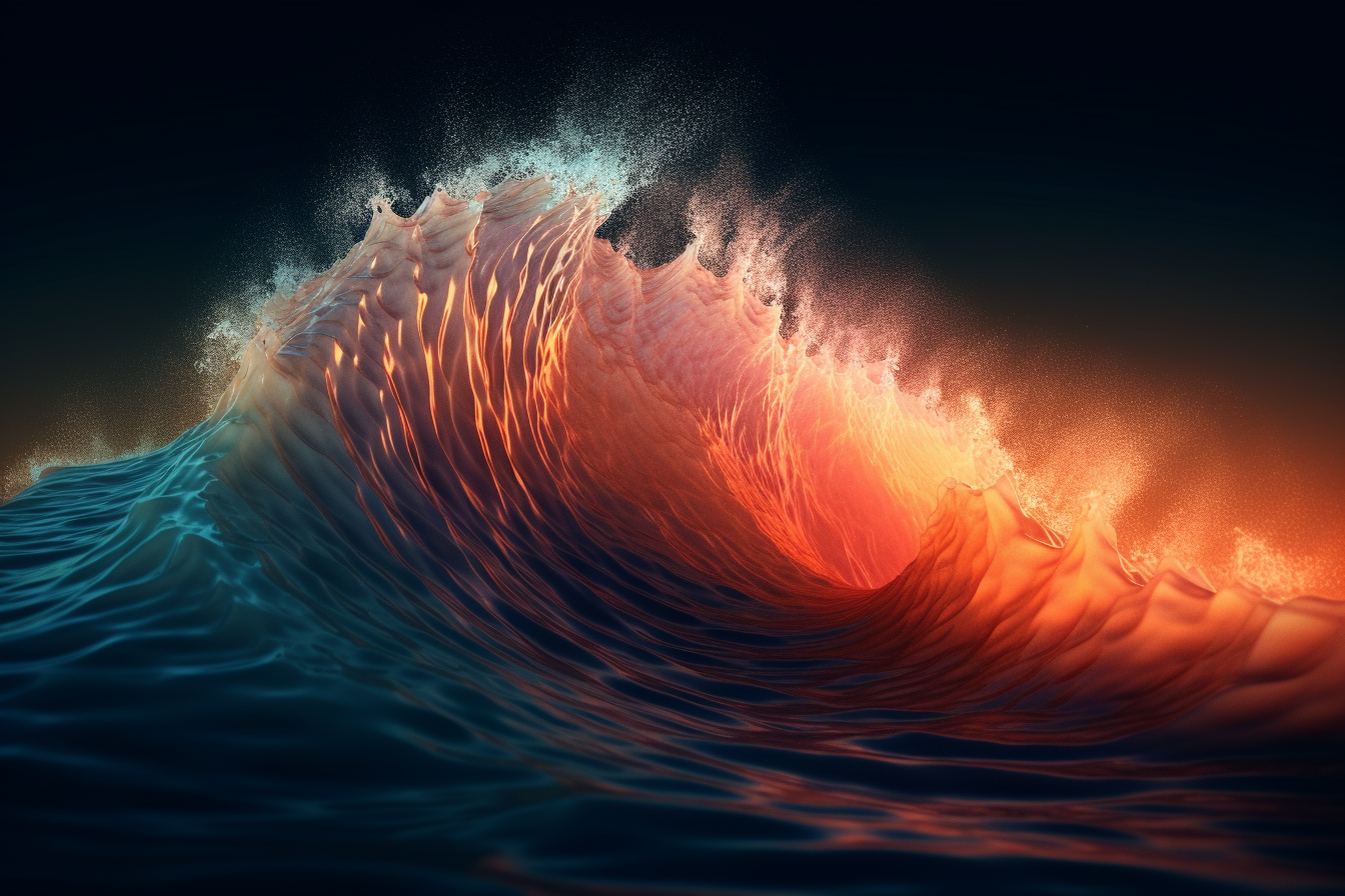 Orange Wave of Illumination