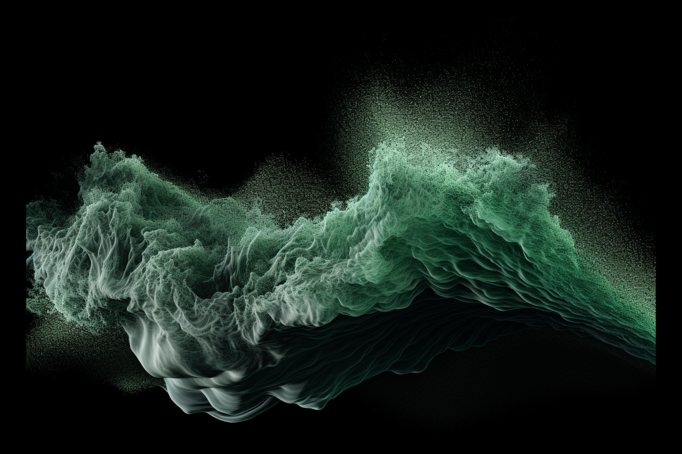 Dusty Wave in Contrast