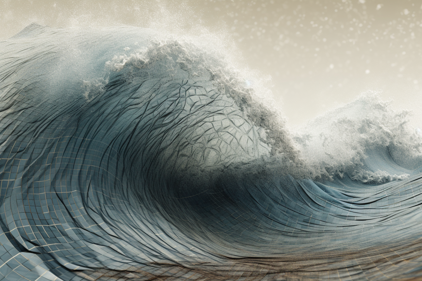 Wave of Contrasting Colors